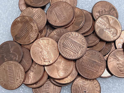 第一海外回流一元起拍收藏 散集专场  第264期 - 美国林肯堂1分硬币 50枚 带光品