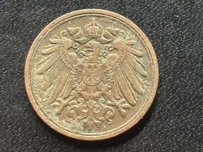 邮泉阁限时拍卖第三十五场 德国硬币专场（硬币在国外。请付邮费6元。） 德意志帝国1901年1芬尼A版