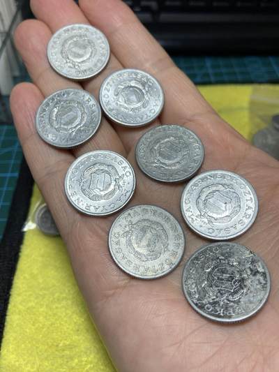 2025年第一百二十六场(总第一百五十二场）外国好品散币(免佣金) - 匈牙利🇭🇺各年份1福林8枚