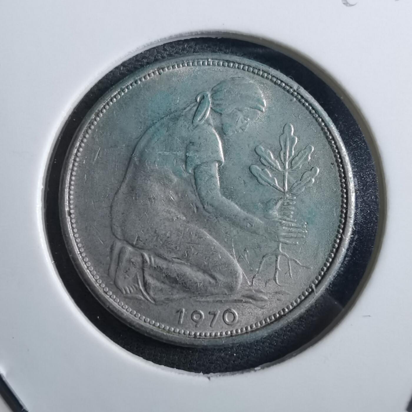 沼泽如烟--第897场 德国1970年50芬尼