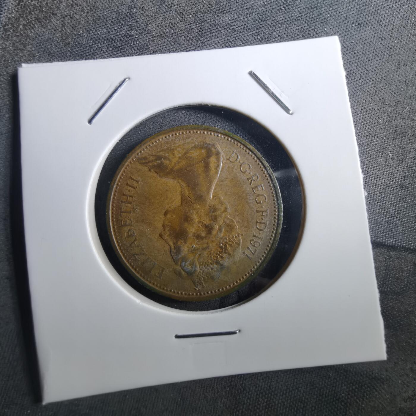 沼泽如烟--第897场 英国1971年2便士