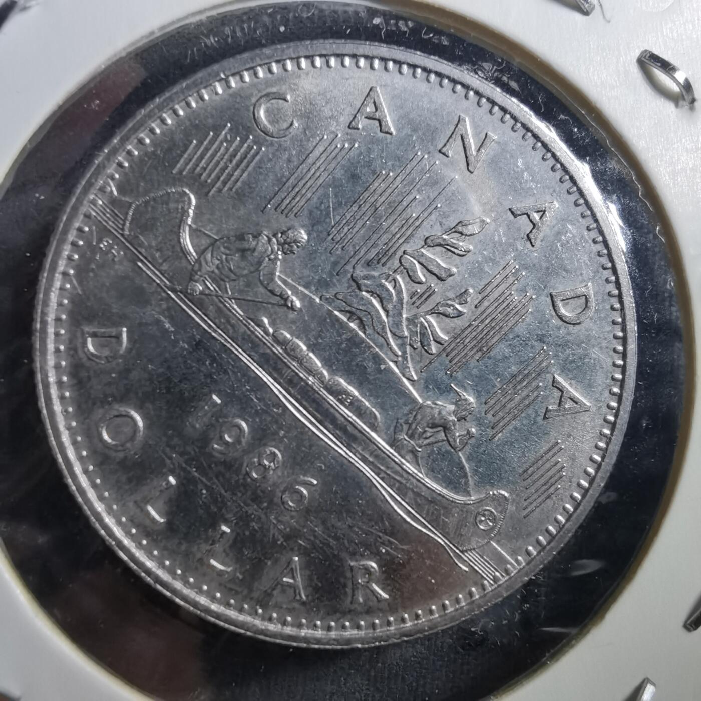 沼泽如烟--第898场 加拿大1986年一元