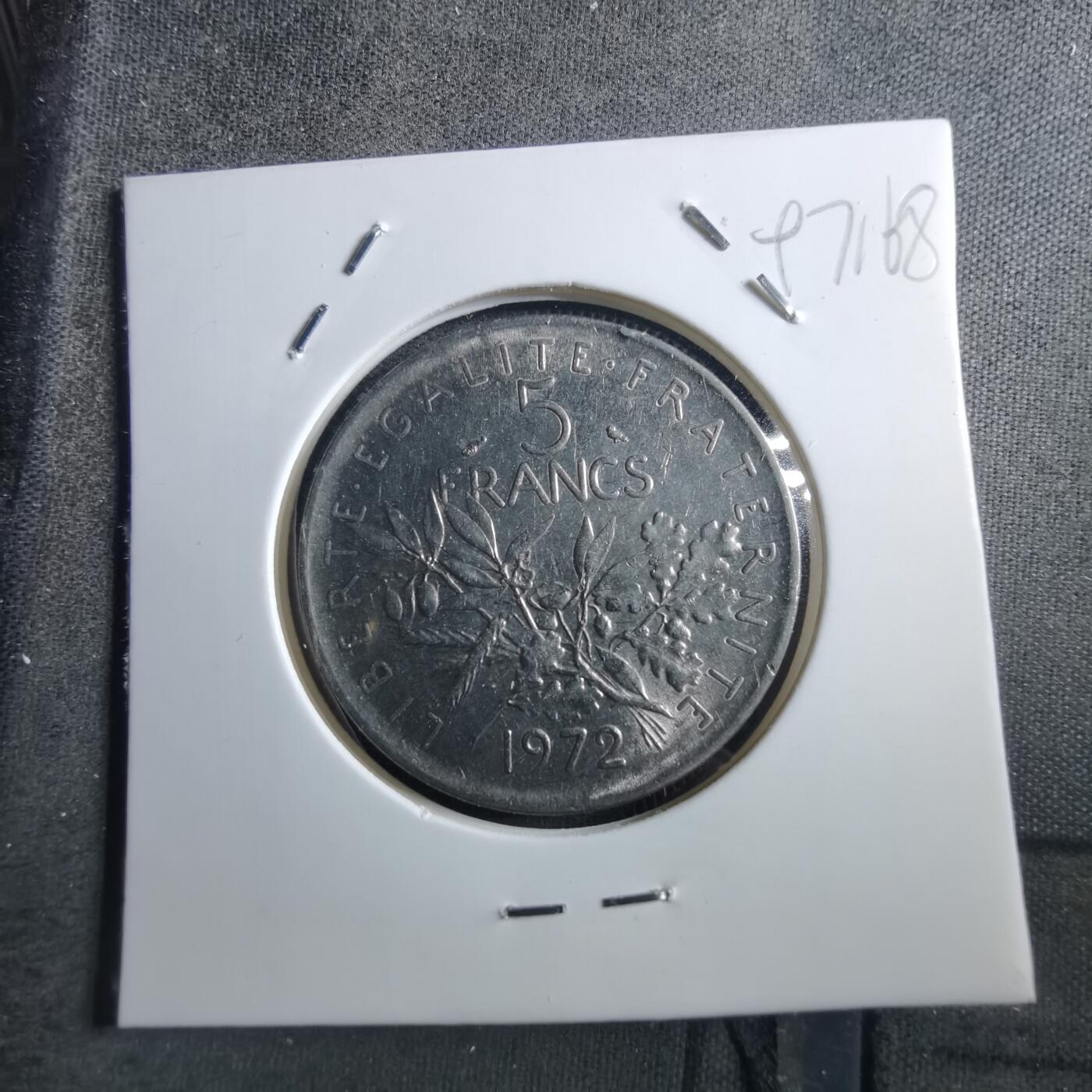 沼泽如烟--第897场 法国1972年5法郎