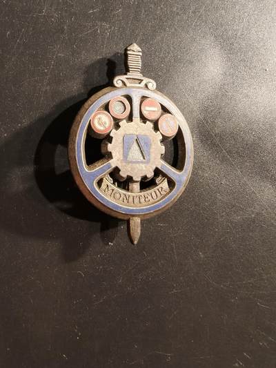 老王徽章第162期 -  法国军事驾驶学校教练证章