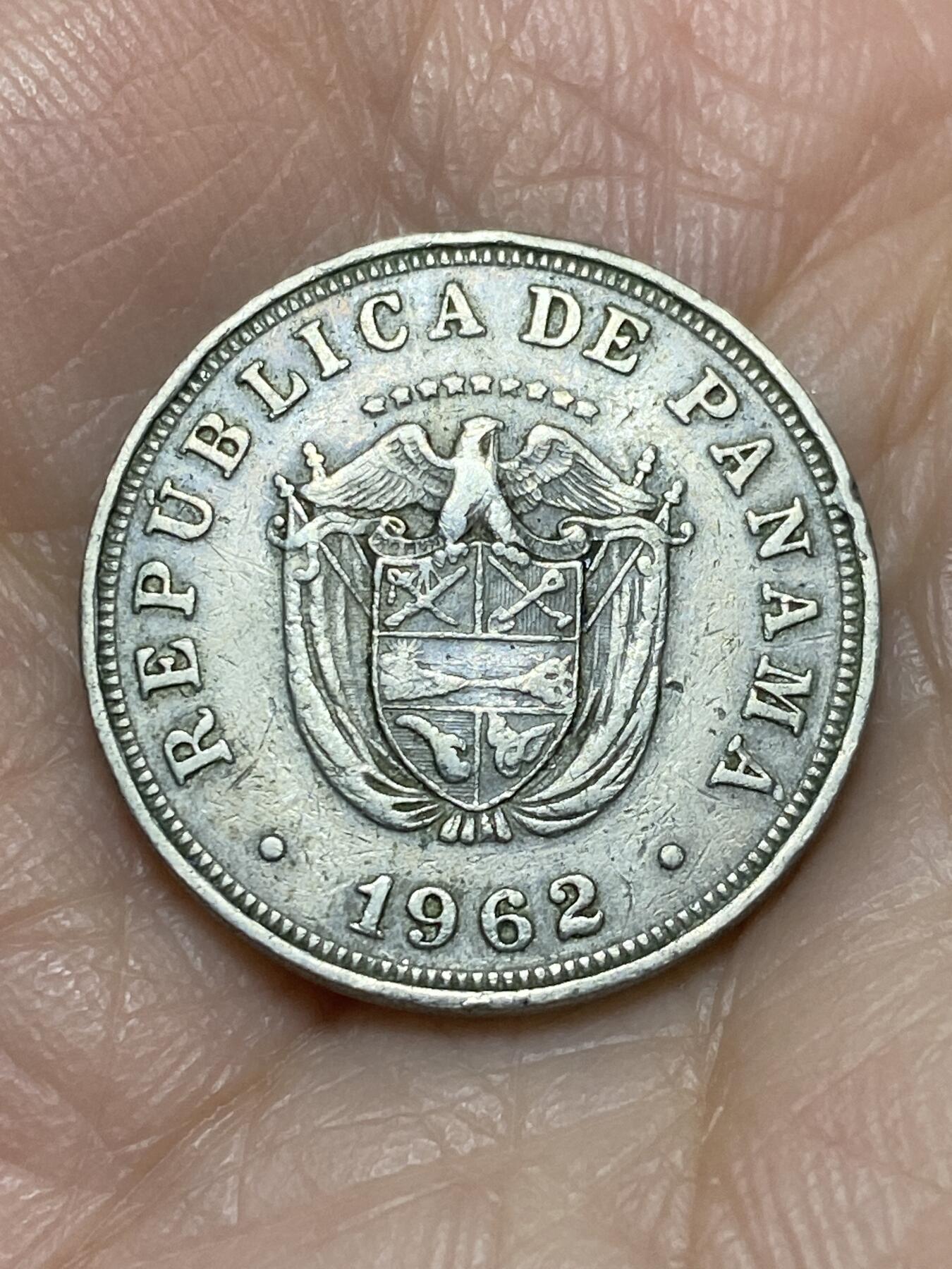 2025年第一百二十六场(总第一百五十二场）外国好品散币(免佣金) 巴拿马🇵🇦1962年5分