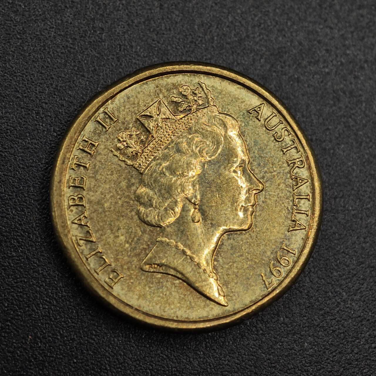 【淘币小摊】实时拍第七百九十三拍   散币场   满百包邮可预留二周 每周一统一发货   澳大利亚1997年2元