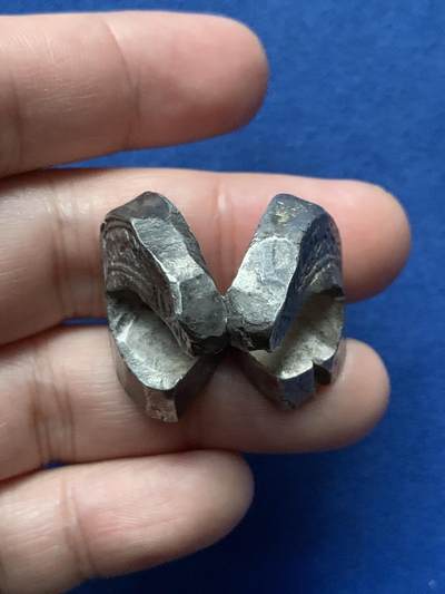 《竞宝斋》第436场 周日，周一2场连拍 （全场包邮） - 泰国 兰纳王国银锭一枚 戳记清晰 品相极好 重约61.55克 细节见图