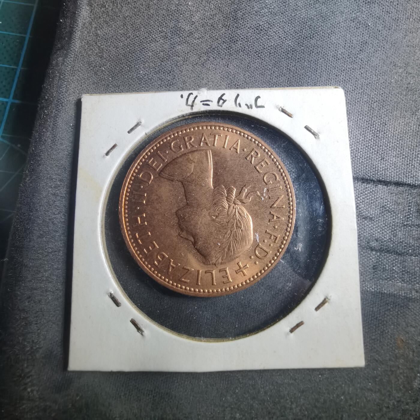 沼泽如烟--第896场 英国1967年1便士