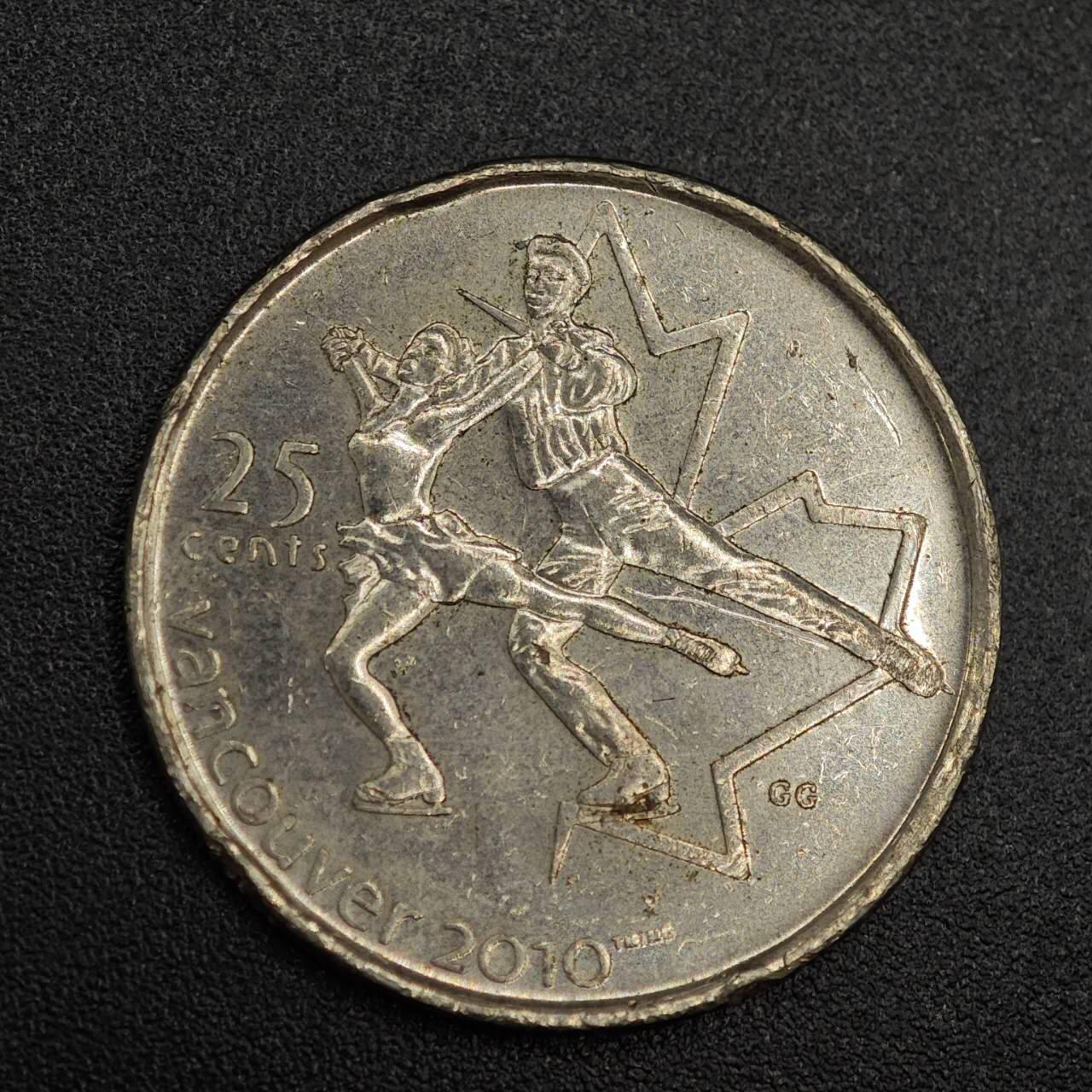 【淘币小摊】实时拍第七百九十三拍   散币场   满百包邮可预留二周 每周一统一发货   加拿大2008年25分纪念币