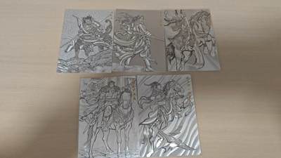 夜之极第三十五期 （11月8日周六晚9点截拍，欢迎竞拍） - 卡德曼 张建东水浒 第一弹 四人物+特关羽 线粗