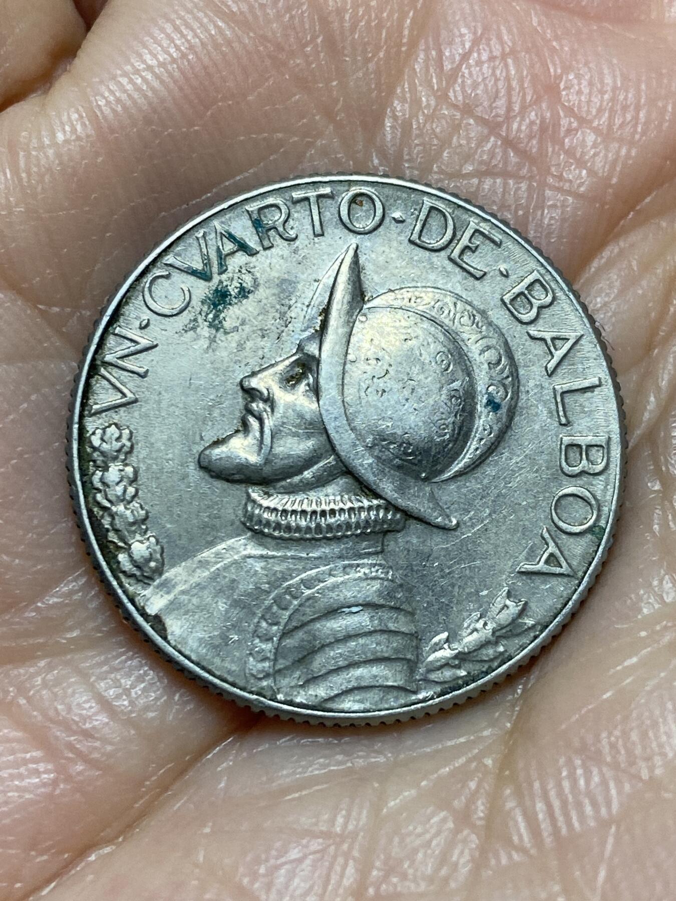 2025年第一百二十六场(总第一百五十二场）外国好品散币(免佣金) 巴拿马🇵🇦1966年1/4巴波亚