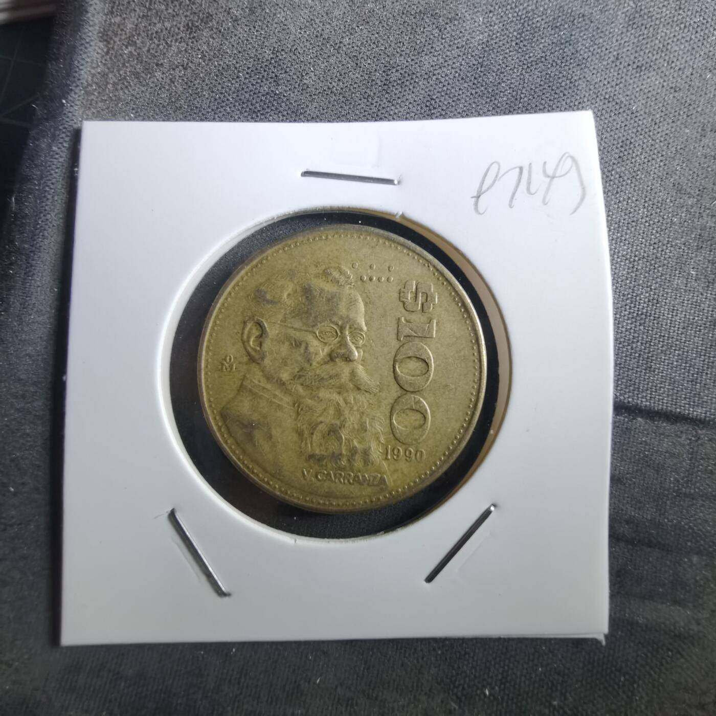 沼泽如烟--第897场 墨西哥1990年100比索