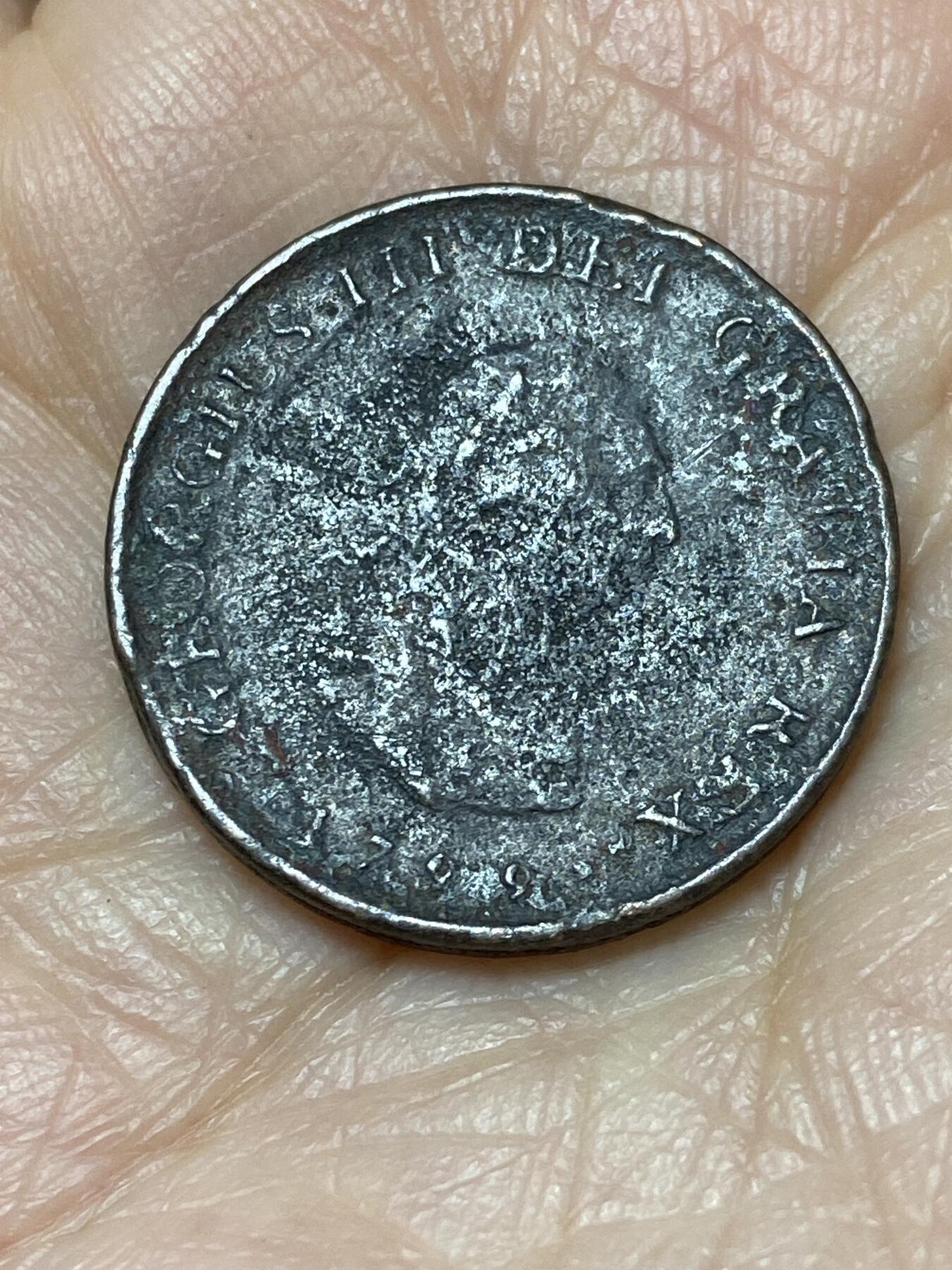 2025年第一百二十六场(总第一百五十二场）外国好品散币(免佣金) 英国🇬🇧1799年1法新(乔治三世时期)