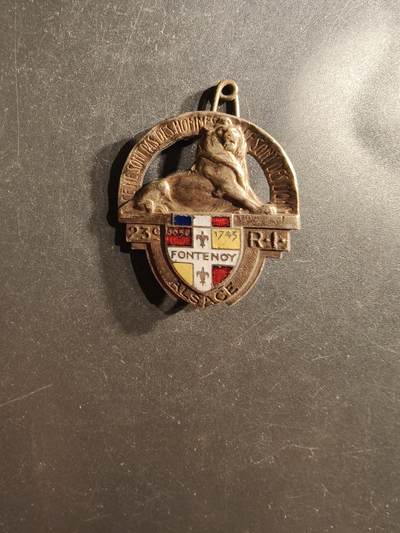 老王徽章第162期 -  法国陆军第23步兵团证章