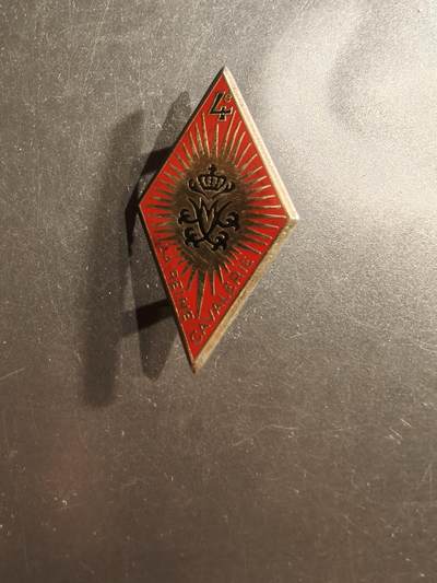 老王徽章第162期 -  法国陆军第4胸甲骑兵团证章