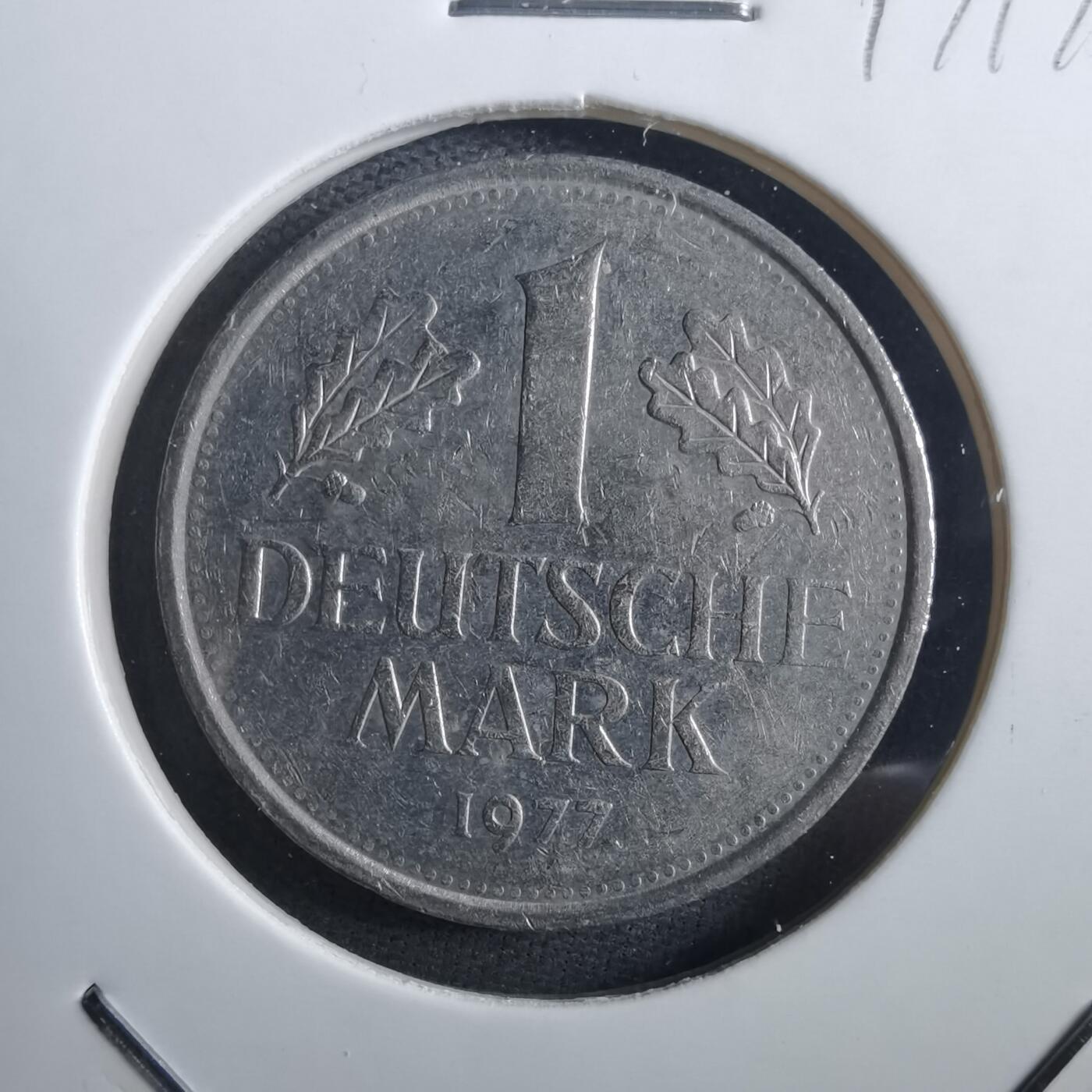 沼泽如烟--第897场 德国1977年1马克