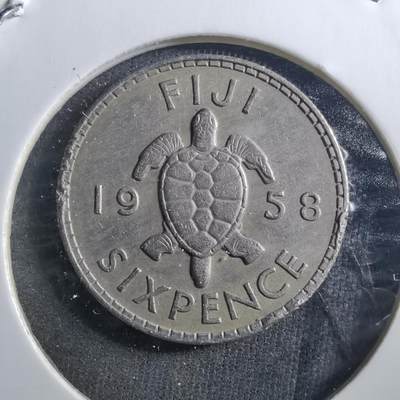 沼泽如烟--第898场 - 斐济1958年6便士