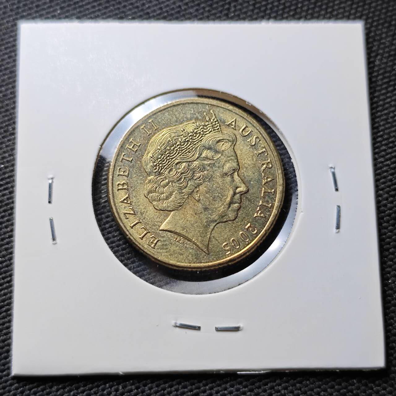 KK钱币收藏小铺  第367场  2月预留时间 周末发货  澳大利亚1元纪念币 好品
