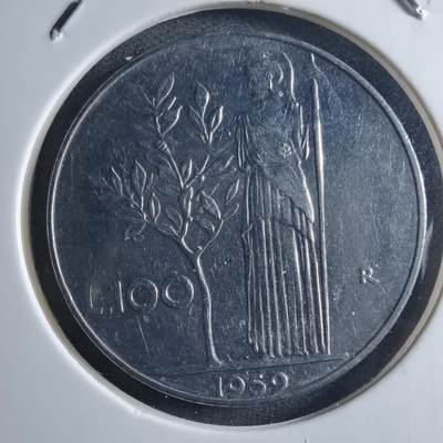 沼泽如烟--第897场 - 意大利1959年100里拉