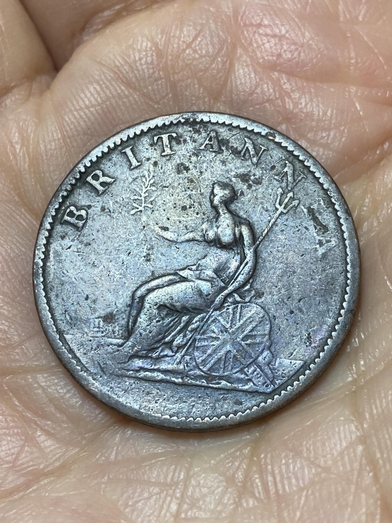 2025年第一百二十六场(总第一百五十二场）外国好品散币(免佣金) 英国🇬🇧1806年半便士(乔治三世时期)