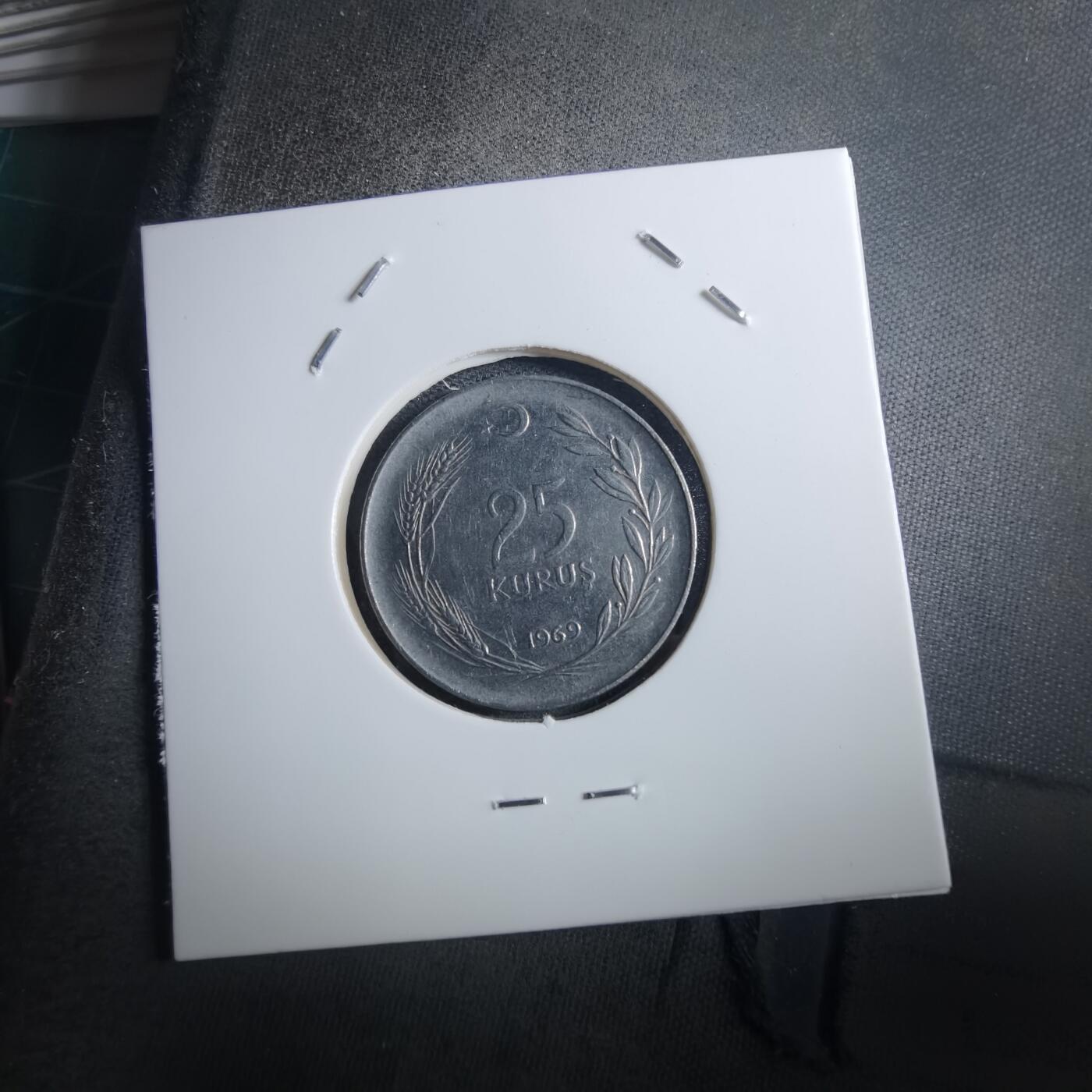 沼泽如烟--第897场 土耳其1969年25库鲁