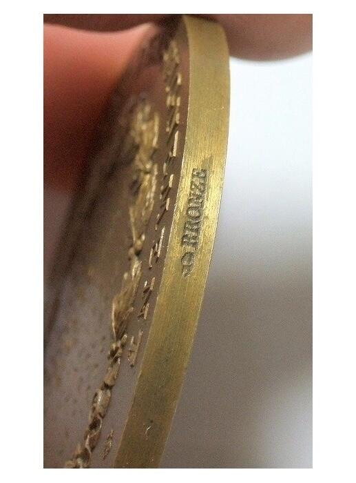 法国1930年 女神坐像高浮雕精制大铜章 50MM