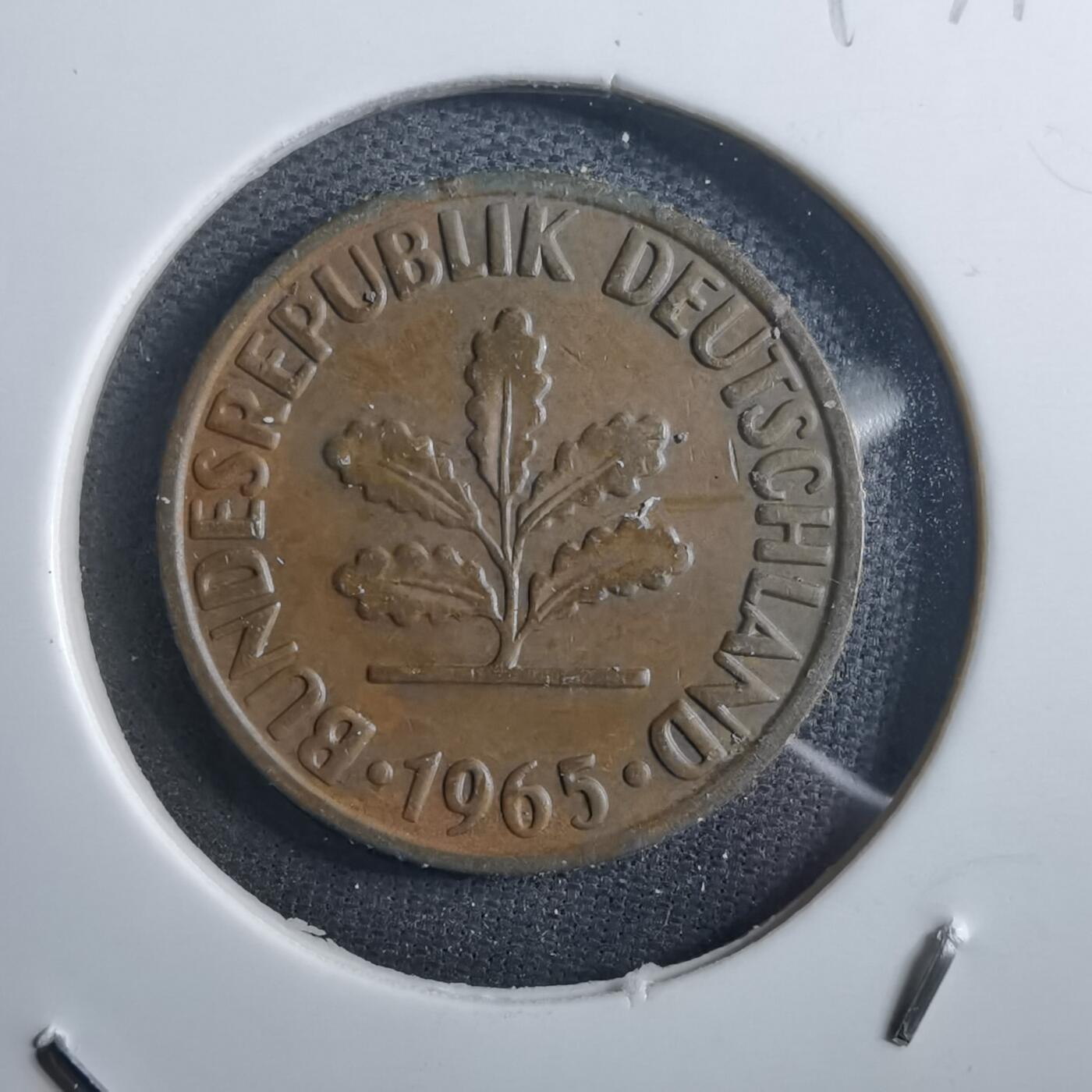 沼泽如烟--第897场 德国1965年2芬尼