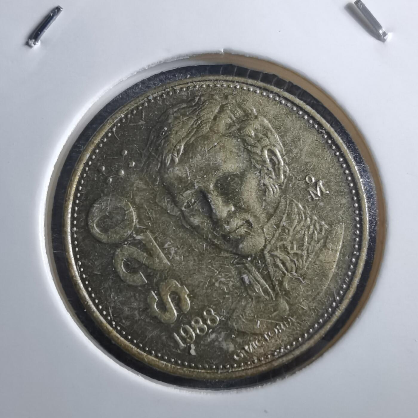 沼泽如烟--第897场 墨西哥1988年20比索