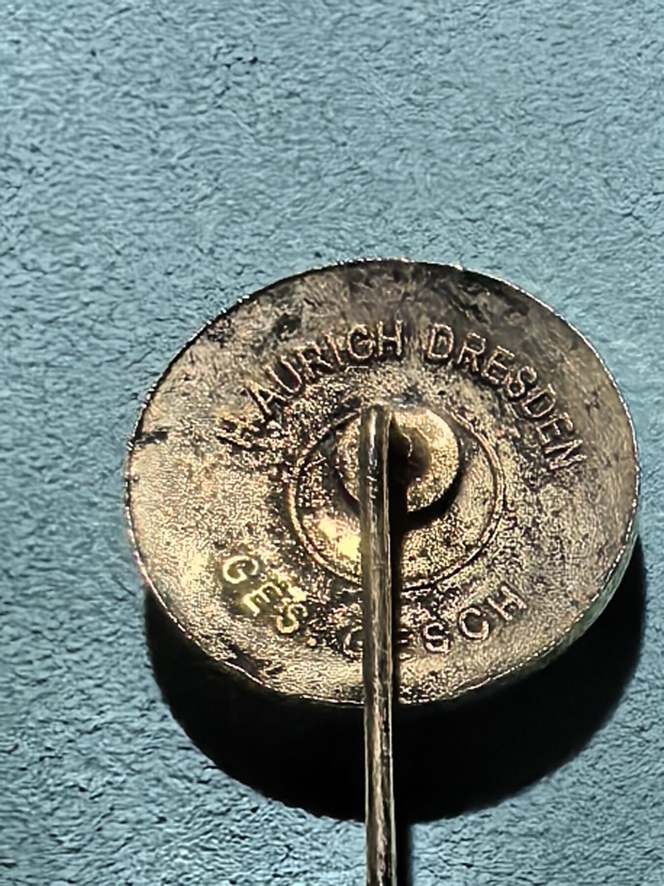 盛世勋华——号角文化勋章邮票专场拍卖第287期 德国（1939）帝国防空联盟（RLB）高级会员证章别针 珐琅质地 少见带厂标