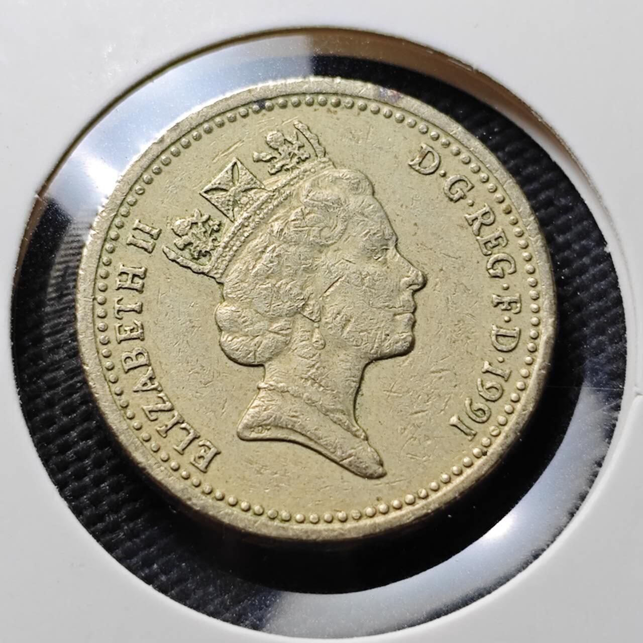 KK钱币收藏小铺  第367场  2月预留时间 周末发货  英国1镑