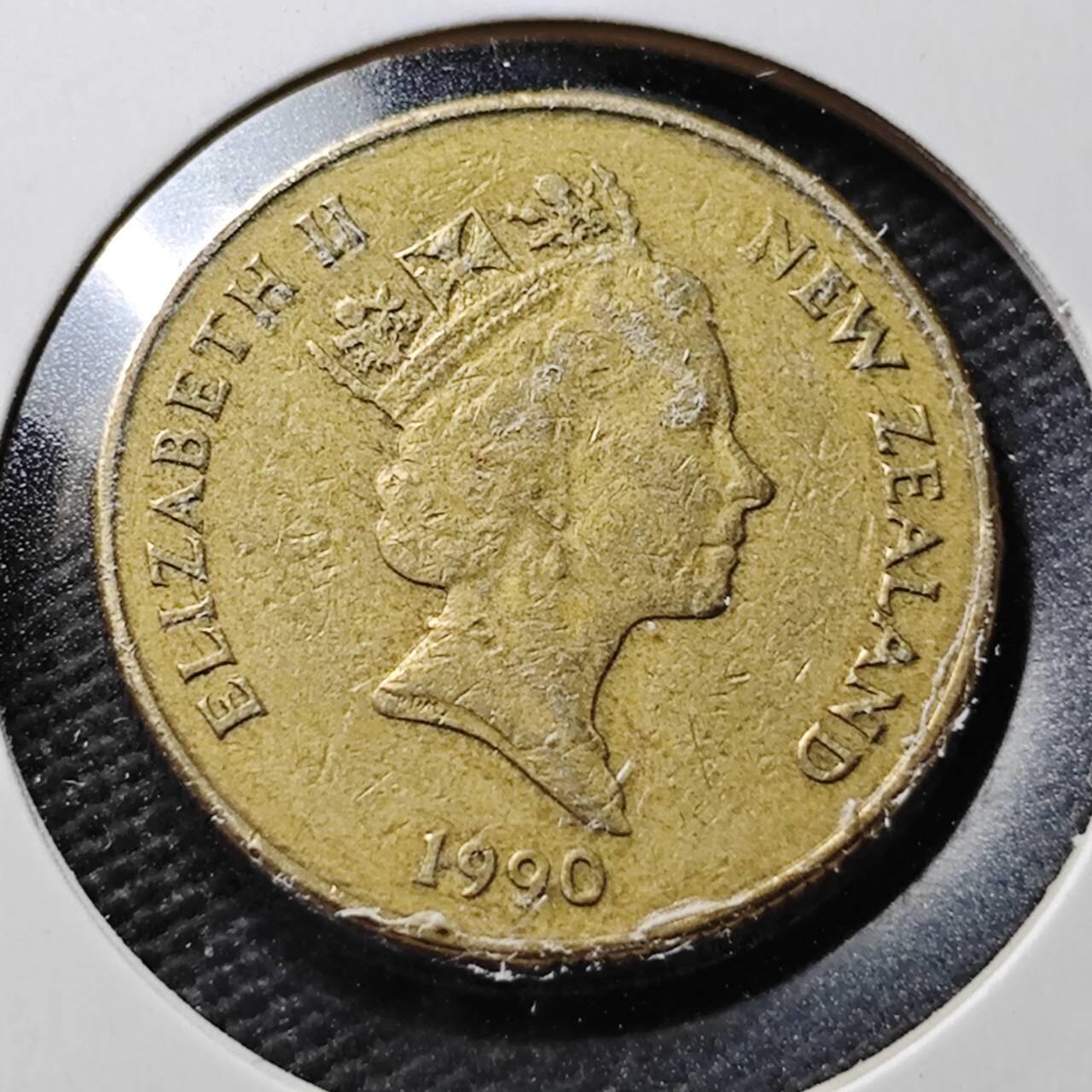 KK钱币收藏小铺  第367场  2月预留时间 周末发货  新西兰1元