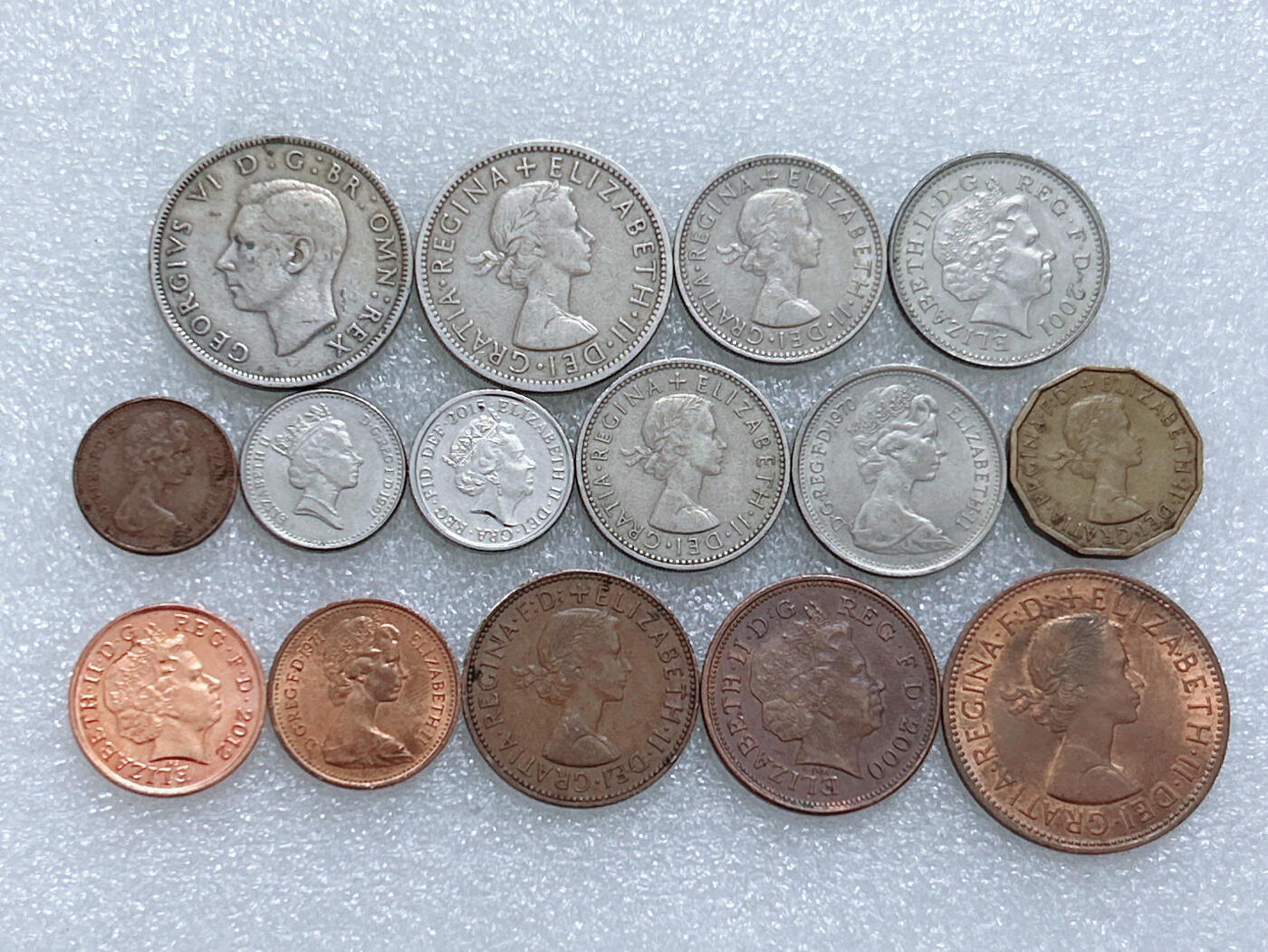 第一海外回流一元起拍收藏 散集专场  第264期 英国硬币 15枚 无重复