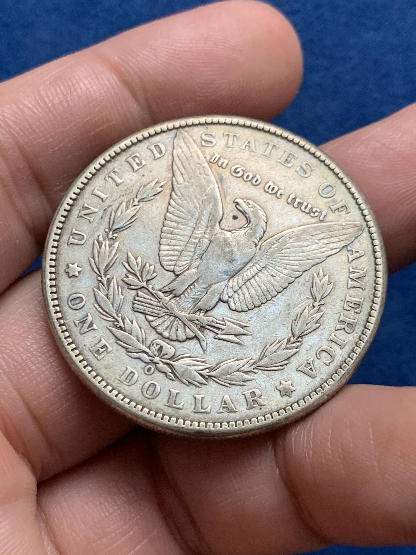 《竞宝斋》第436场 周日，周一2场连拍 （全场包邮） 美国1898年摩根银元