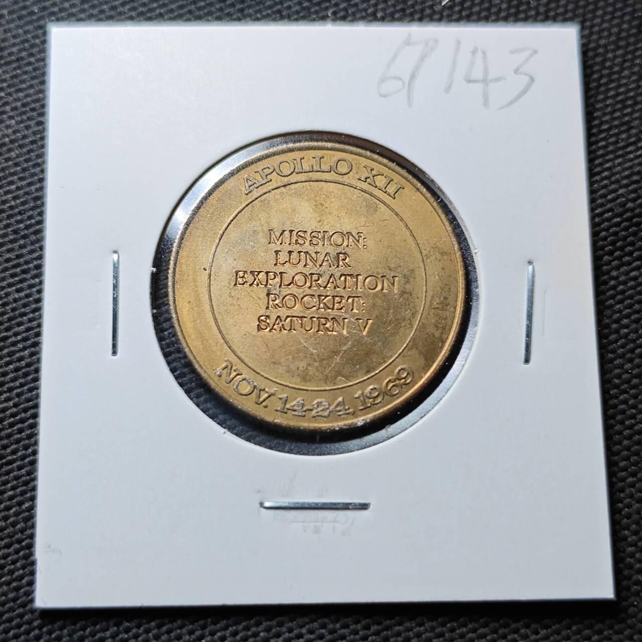 KK钱币收藏小铺  第367场  2月预留时间 周末发货  美国航天纪念章