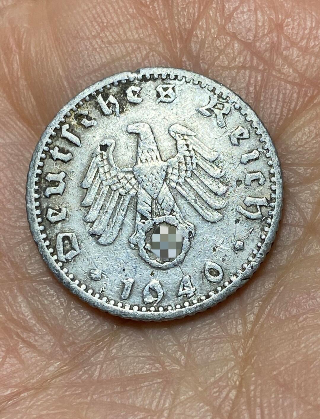 2025年第一百二十六场(总第一百五十二场）外国好品散币(免佣金) 少见–德意志第三帝国1940年50芬尼(A标，柏林造)