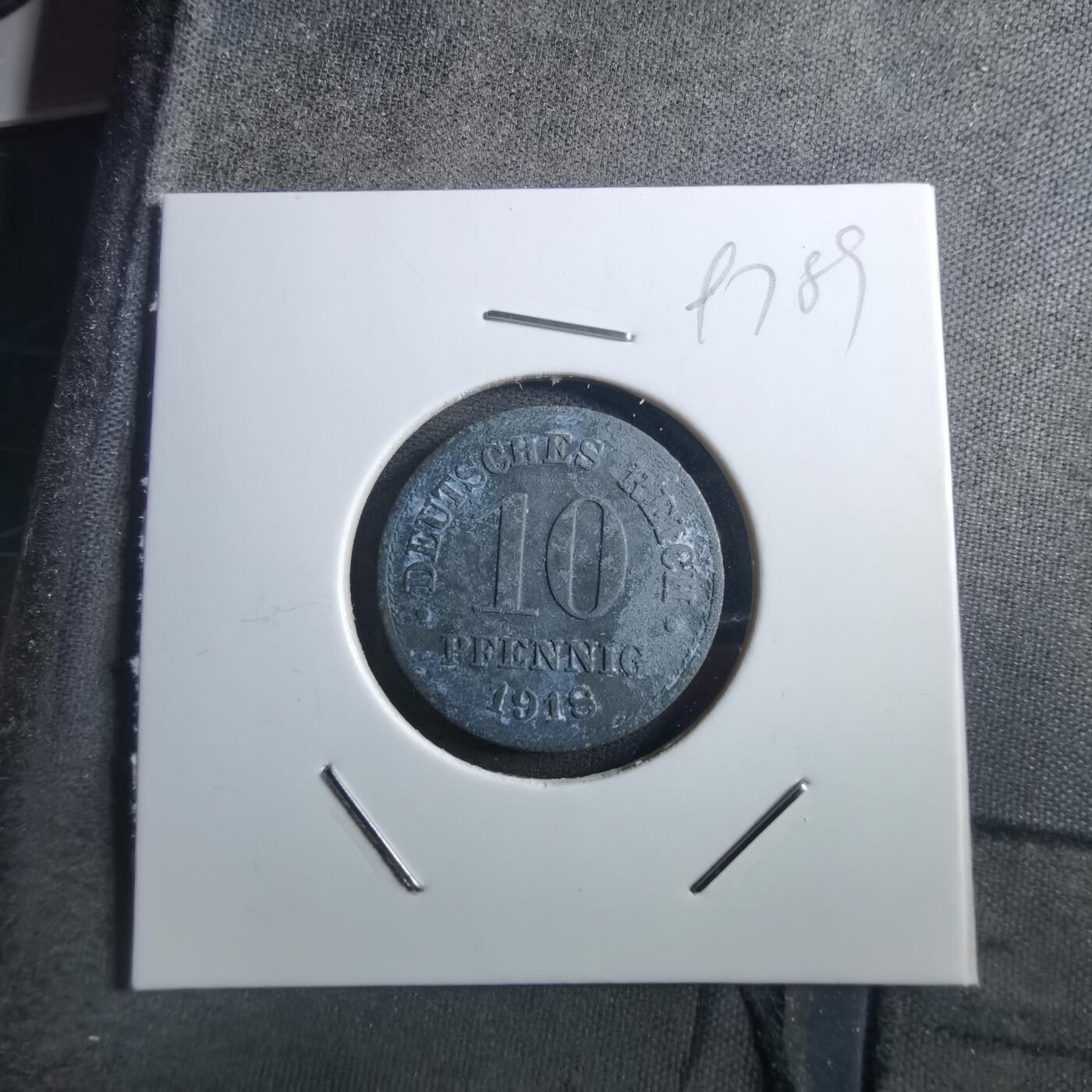 沼泽如烟--第897场 德国1918年10芬尼