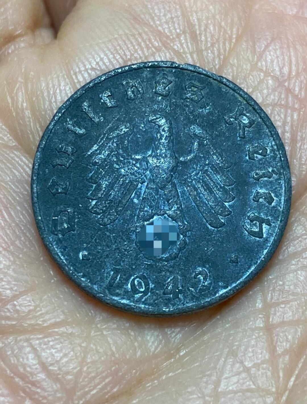 2025年第一百二十六场(总第一百五十二场）外国好品散币(免佣金) 德意志第三帝国1942年10芬尼(F标，斯图加特造)