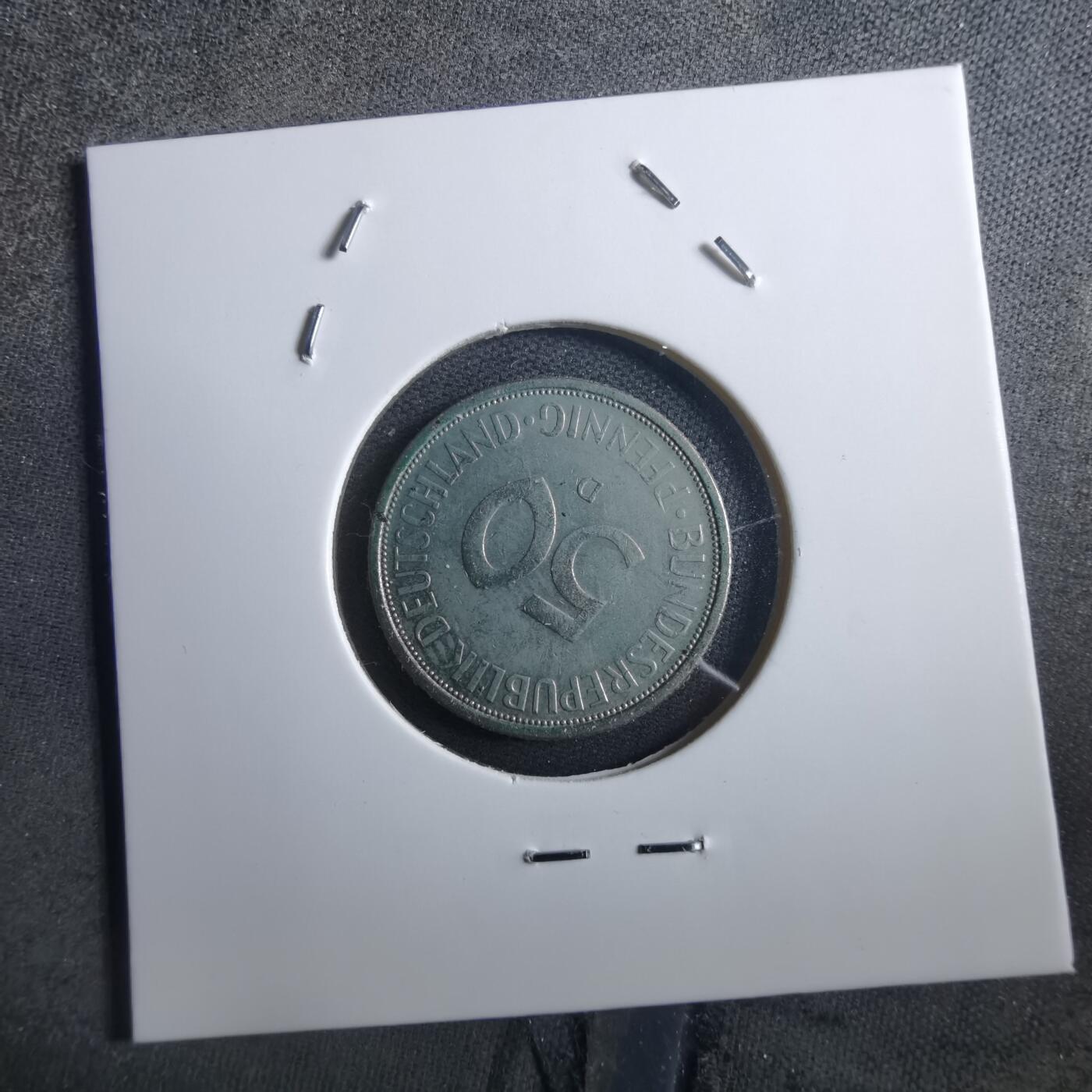 沼泽如烟--第897场 德国1971年50芬尼