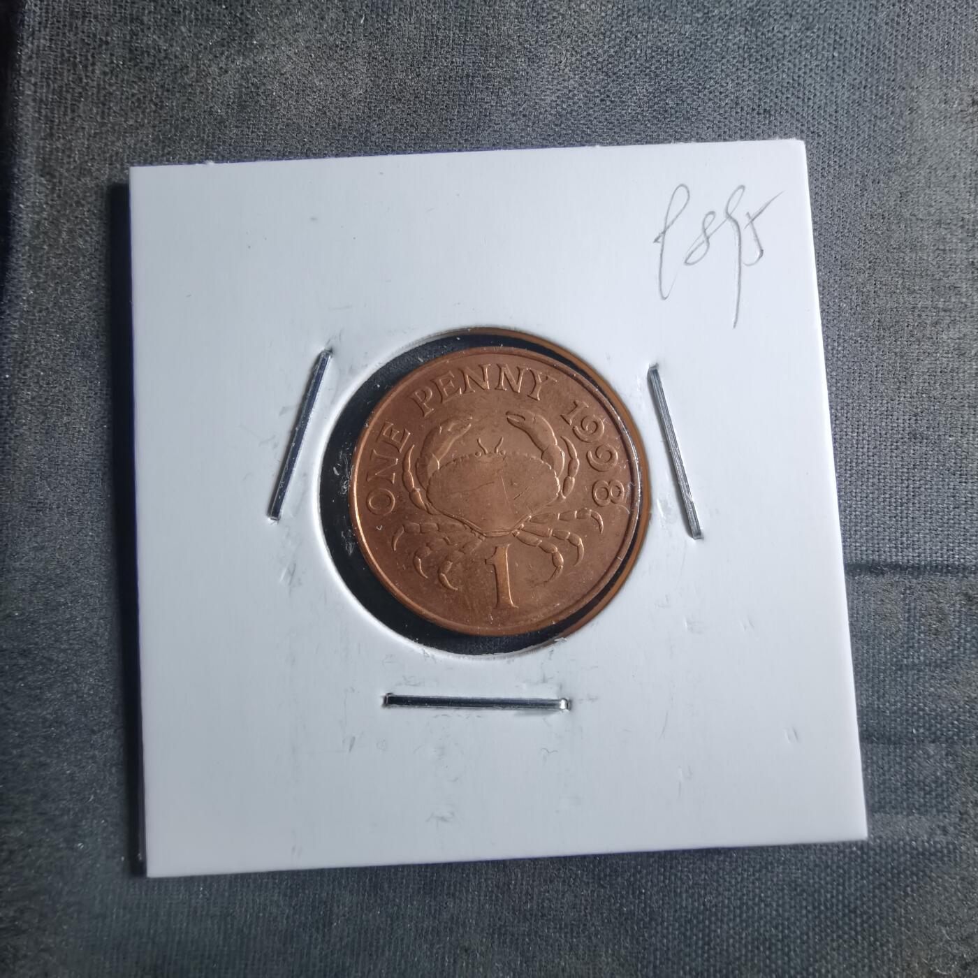 沼泽如烟--第898场 根西1998年1便士