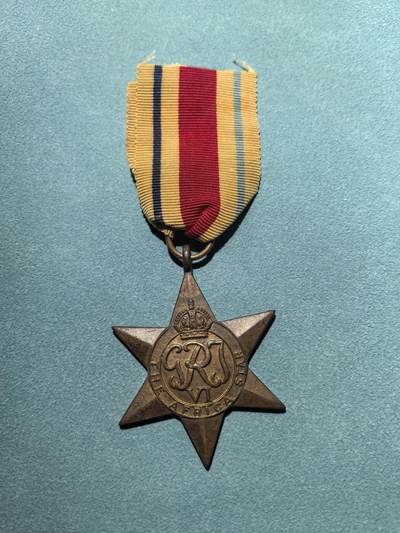 盛世勋华——号角文化勋章邮票专场拍卖第287期 - 英国二战非洲之星奖章 带刻名