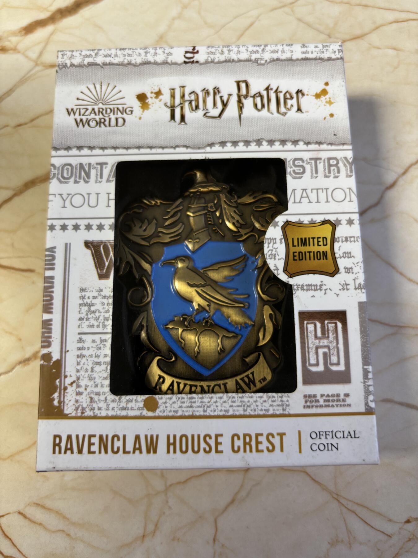 第181期拍卖 库克2021年哈利波特徽章拉文克劳徽章异形彩铜币