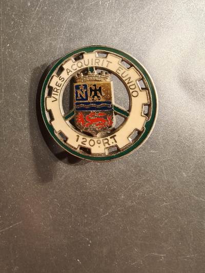 老王徽章第162期 -  法国陆军第120运输团证章