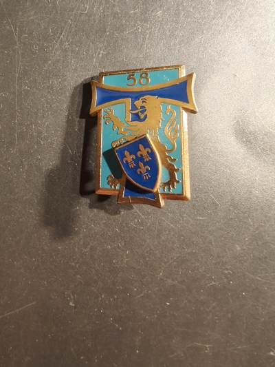 老王徽章第162期 -  法国陆军第58通信团证章