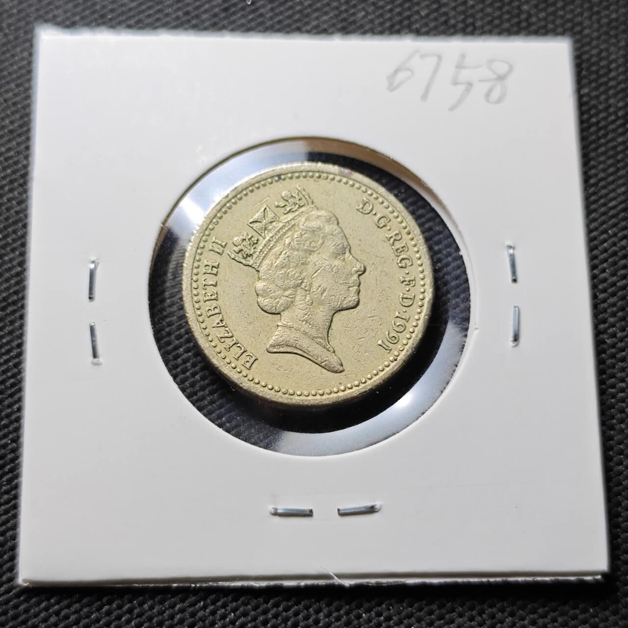 KK钱币收藏小铺  第367场  2月预留时间 周末发货  英国1镑