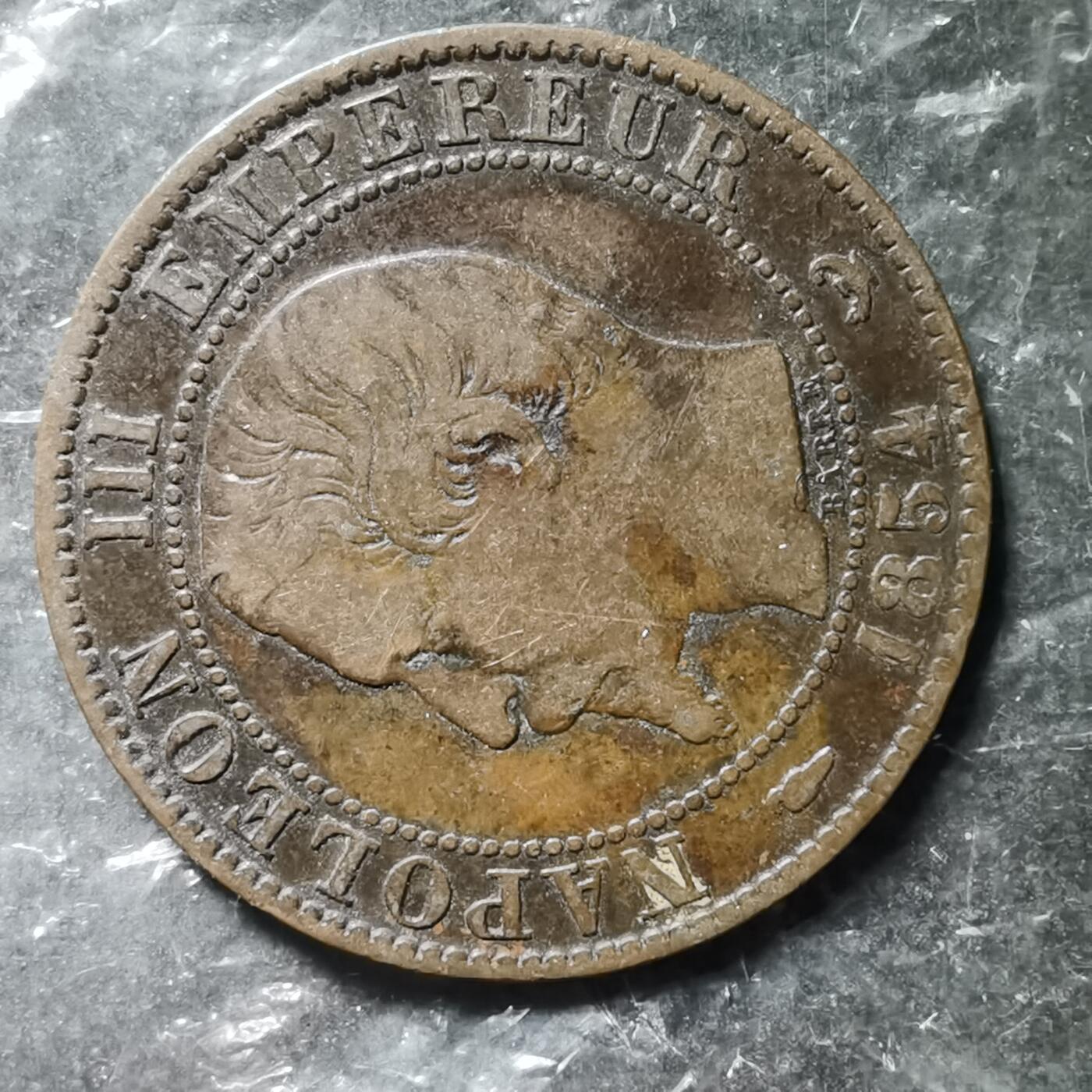 沼泽如烟--第898场 法国1854年五分拿三五分