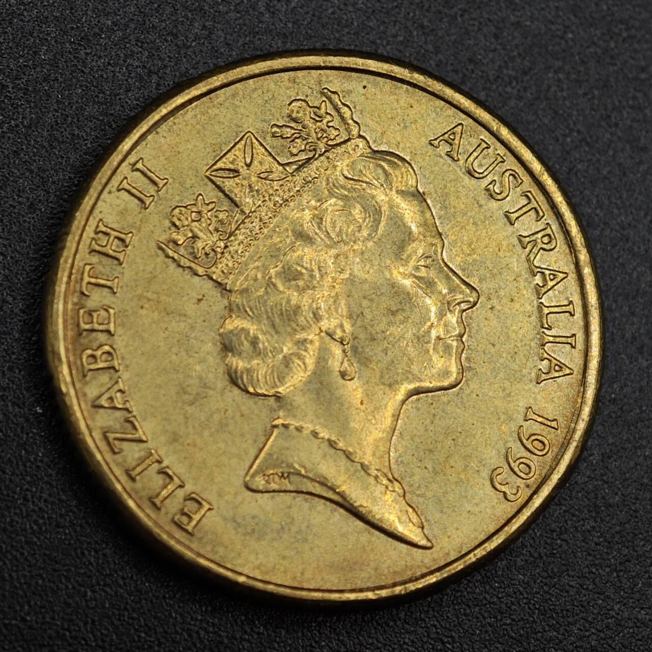 【淘币小摊】实时拍第七百九十三拍   散币场   满百包邮可预留二周 每周一统一发货   澳大利亚1993年一元纪念币