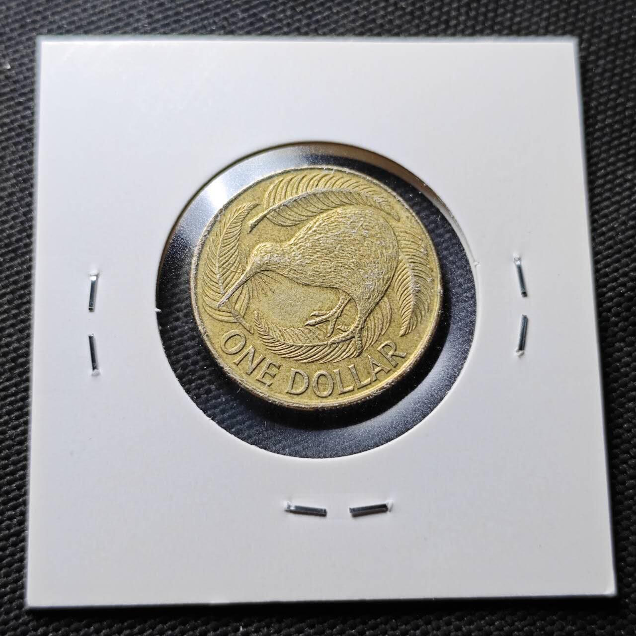 KK钱币收藏小铺  第367场  2月预留时间 周末发货  新西兰1元