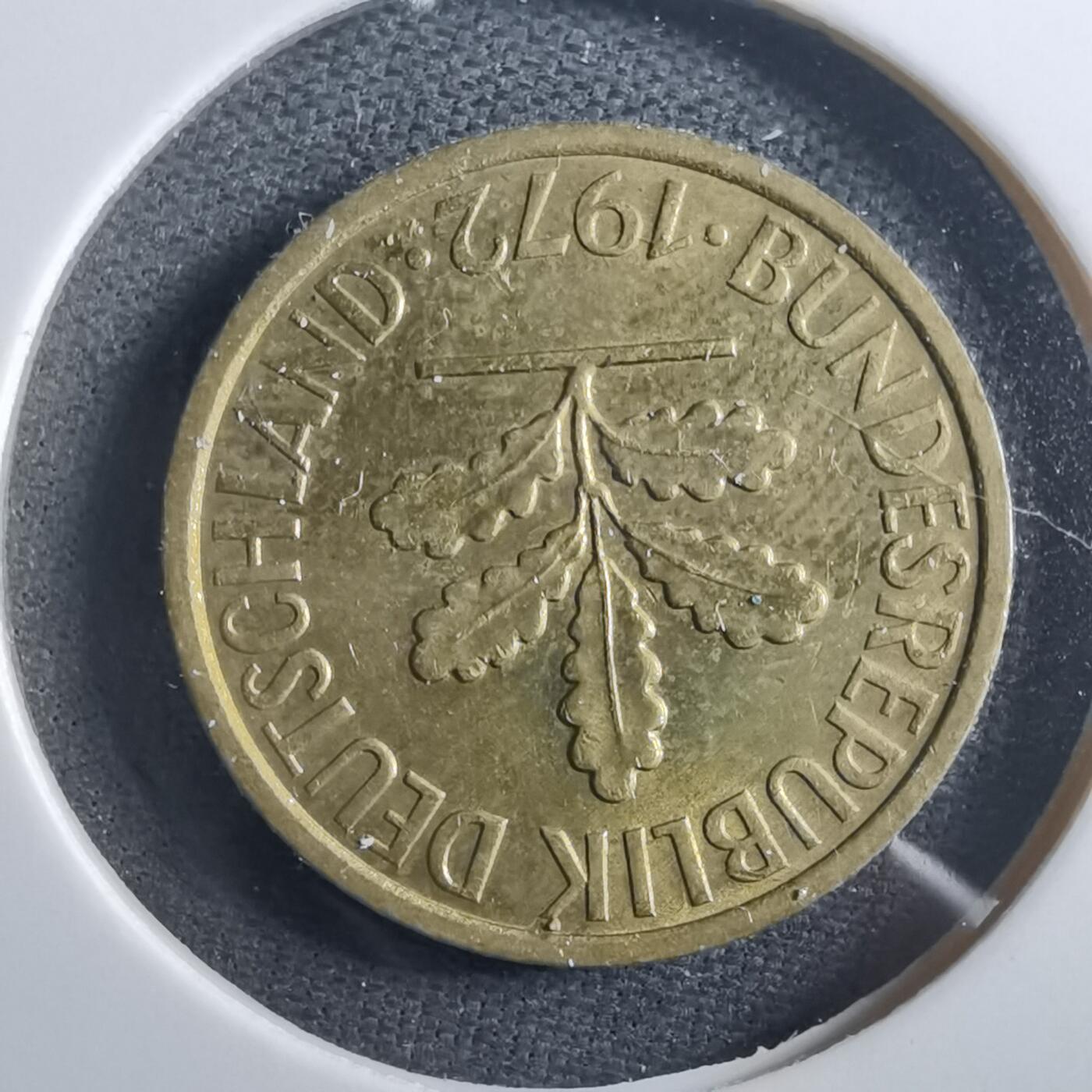 沼泽如烟--第897场 德国1972年5芬尼