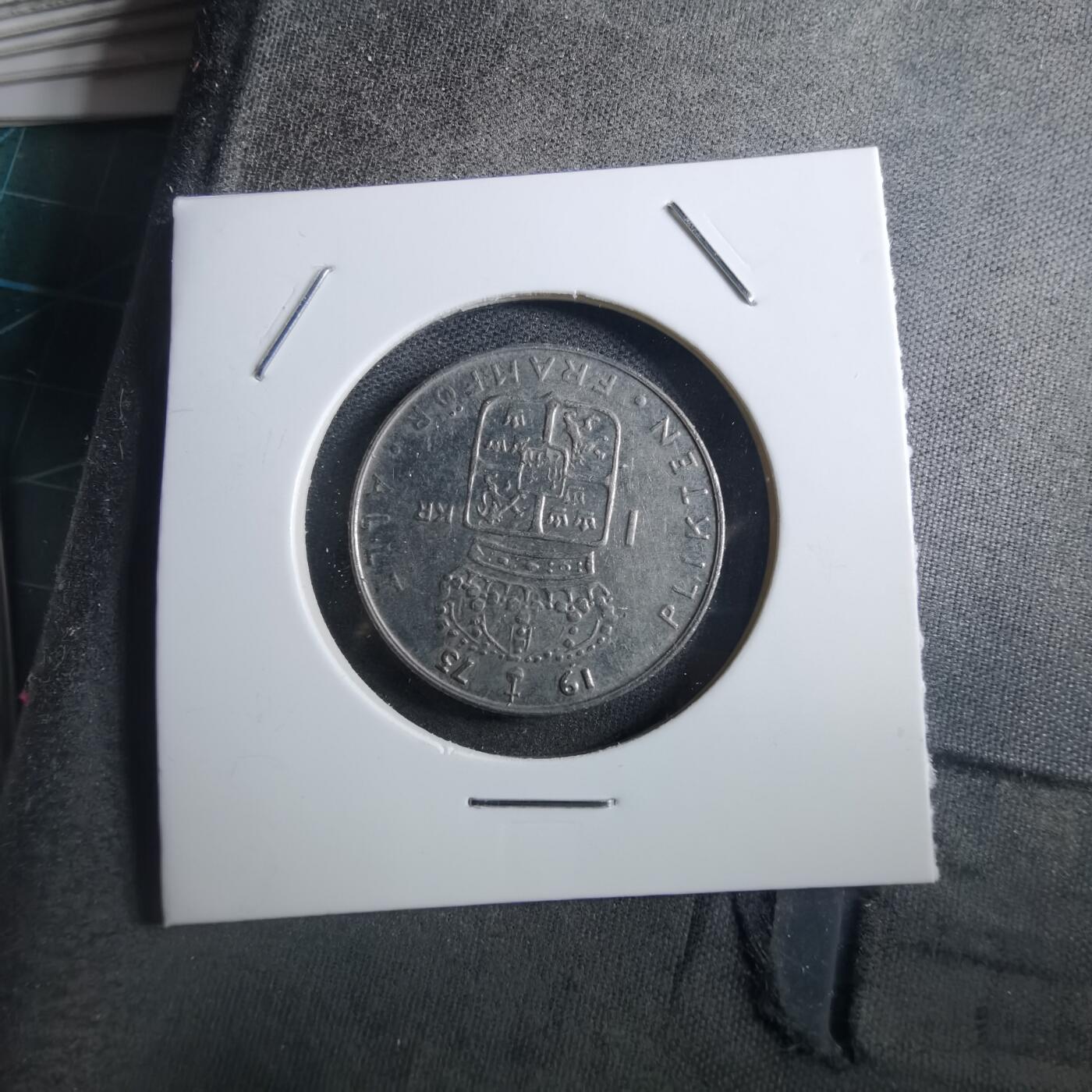 沼泽如烟--第897场 瑞典1973年1克朗