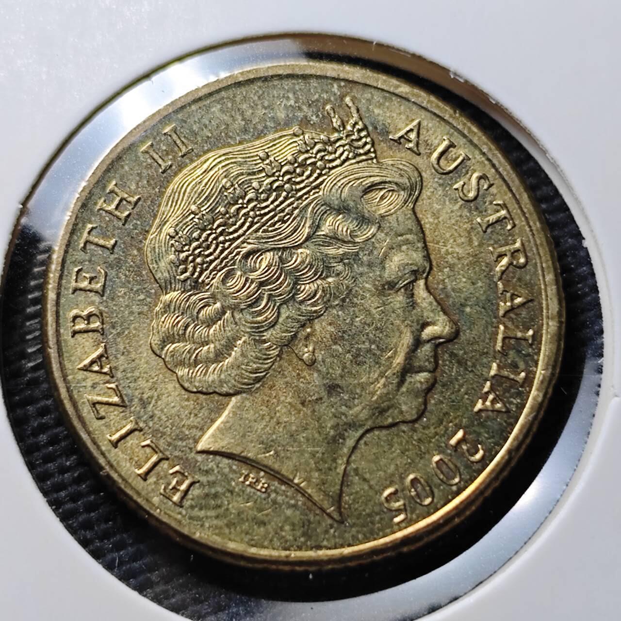 KK钱币收藏小铺  第367场  2月预留时间 周末发货  澳大利亚1元纪念币 好品